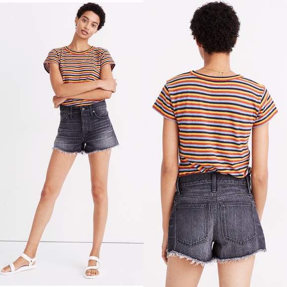 Madewell Pants - Madewell Relaxed Shorts in Calverly Wash